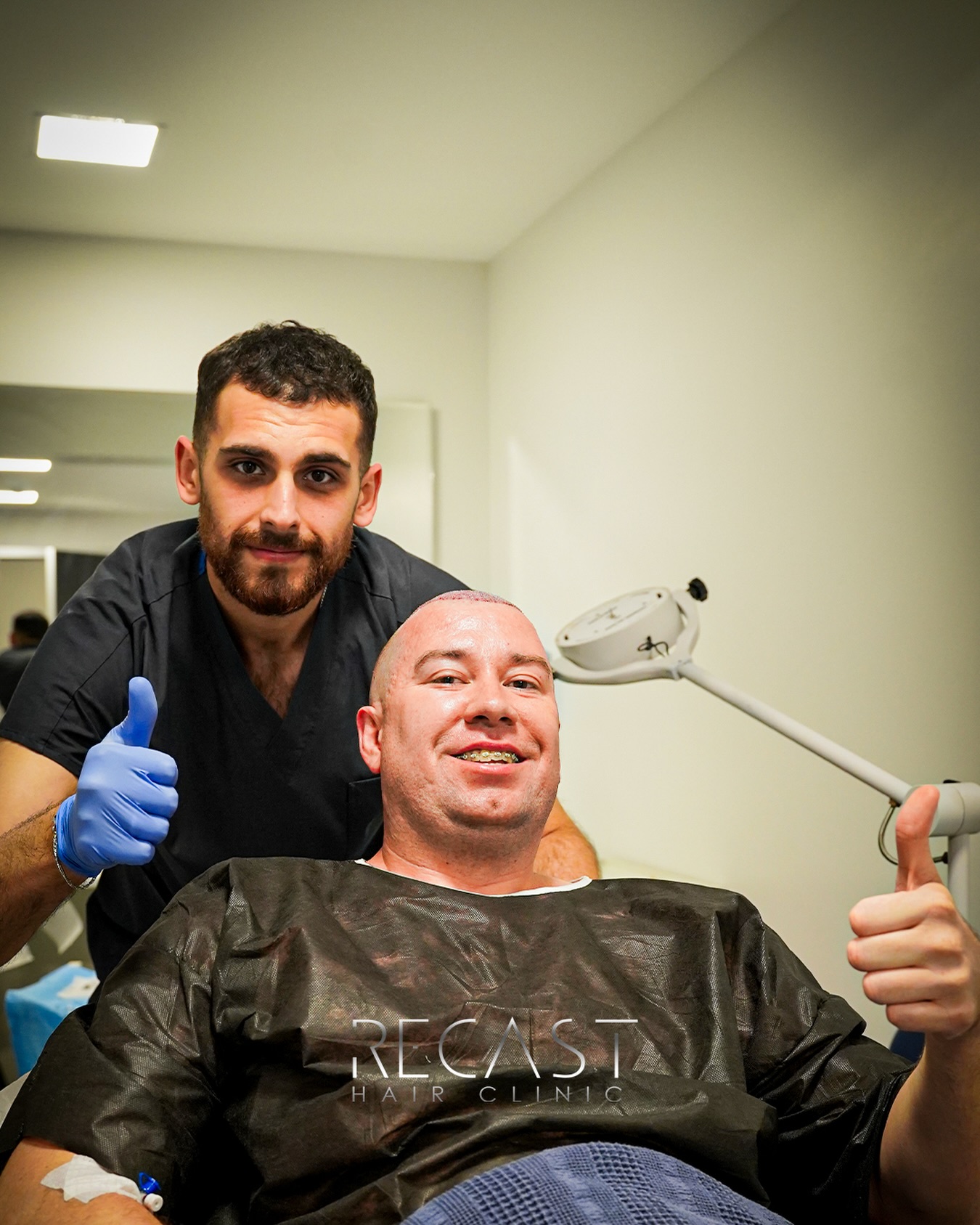 Haarwasche und Krustenpflege